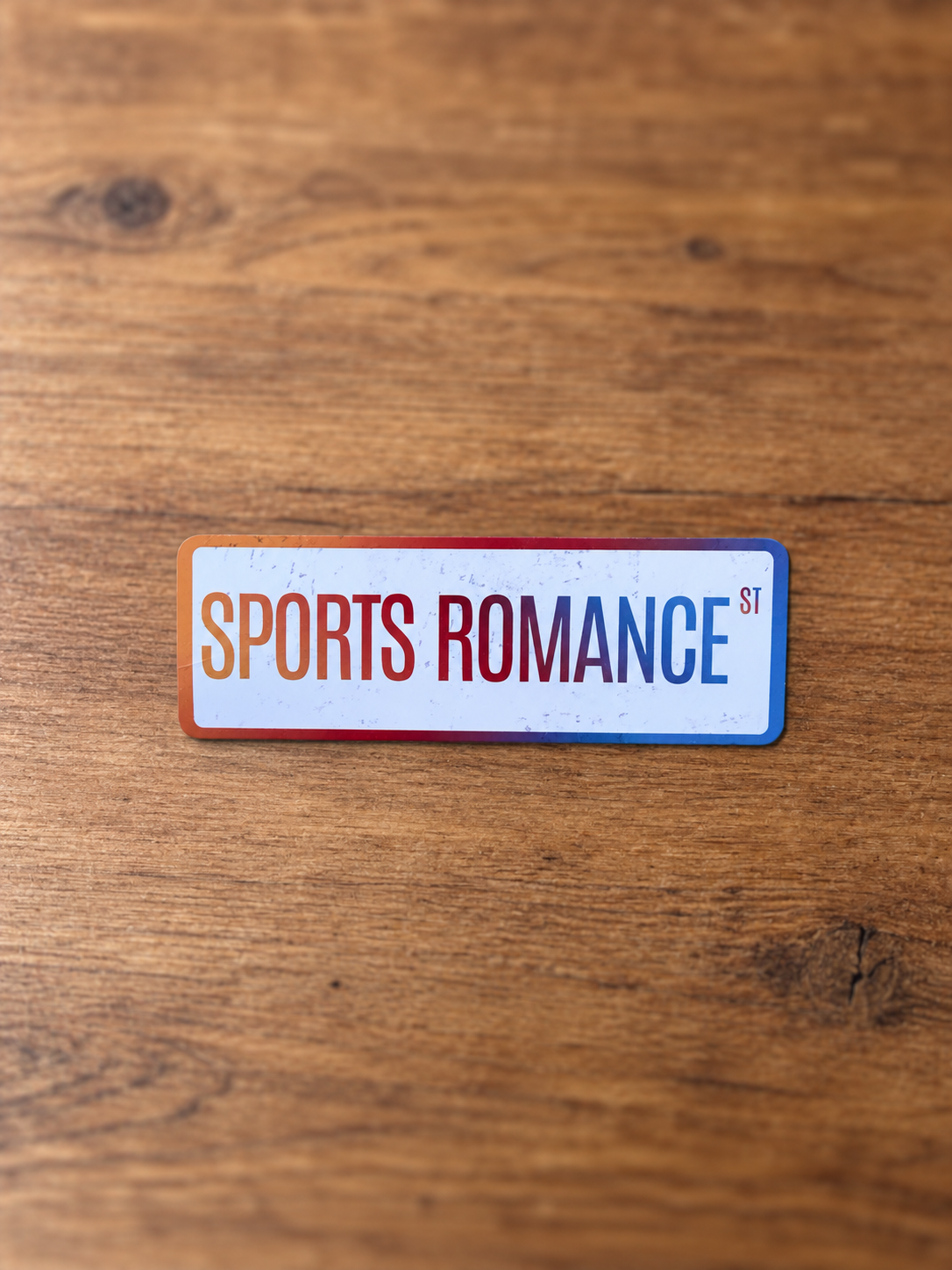 Sports Romance Street Bookmark